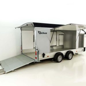 Debon Przyczepa furgonowa Roadster C1000 200x500x200 cm 3,5 t czarna - obrazek 4