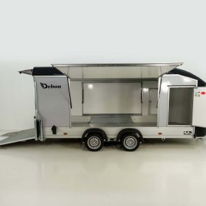 Debon Przyczepa furgonowa Roadster C1000 200x500x200 cm 3,5 t czarna - obrazek 8