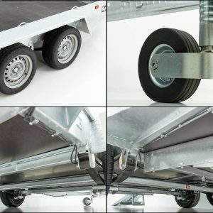 Variant Przyczepa do maszyn budowlanych Maxi Load 161x305 3,5t | Pojedyncze rampy - obrazek 6