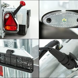 Variant Przyczepa do maszyn budowlanych Maxi Load 161x305 3,5t | Pojedyncze rampy - obrazek 7