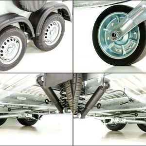 Cheval Liberte Przyczepa do koni GOLD One 1,5 | Zawieszenie Pullman | czarna - obrazek 5