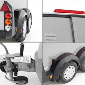 Ifor Williams Przyczepa do koni HB403 | 1,5-konny | Srebrna - obrazek 6