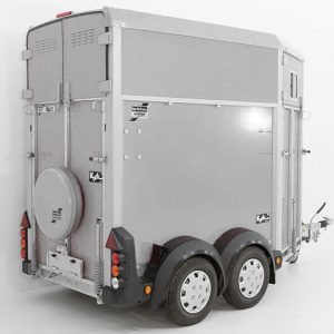 Ifor Williams Przyczepa do koni HB403 | 1,5-konny | Srebrna - obrazek 12