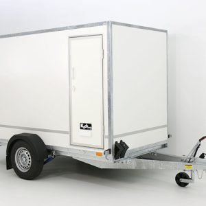 Blyss Przyczepa kontenerowa 146x304cm Wys.: 180cm 1,3t | Drzwi boczne - obrazek 4