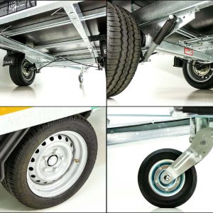 Eduard Przyczepa platformowa 2615 GE | 150x256 cm | 1,35t - obrazek 13