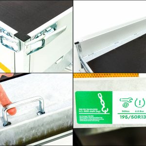 Eduard Przyczepa platformowa 2615 GE | 150x256 cm | 1,35t - obrazek 11