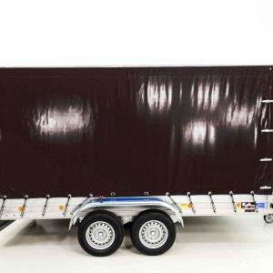 Przyczepa z plandeką 185x400cm 2600kg | Typ 10.26 | Wysoka plandeka 200cm - Czarna - obrazek 9