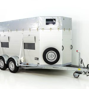 Koch Alf Profi Przyczepa do bydła 185x500 cm | Wys. 185 cm | 3,5t | Kombi-rampa