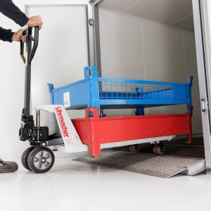 Vezeko Przyczepa furgonowa opuszczana 157x344cm Wys.:190cm 2,7t | Biała - obrazek 15