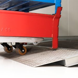 Vezeko Przyczepa furgonowa opuszczana 157x344cm Wys.:190cm 2,7t | Biała - obrazek 2