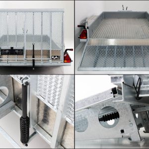 Variant Przyczepa do maszyn budowlanych Maxi Load 180x400 3,5t | Rampa | Podłoga aluminiowa - obrazek 3