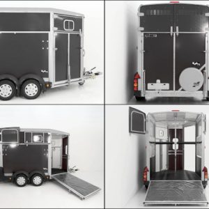 Ifor Williams Przyczepa do koni HB511 | Antracyt | Przednie wyjście - obrazek 12