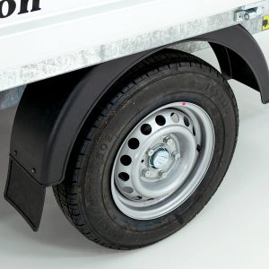 Debon wywrotka tylna 150x250cm 1,3t | Pompa elektryczna | Nadstawka siatkowa 60 cm - obrazek 16