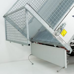 Debon wywrotka tylna 150x250cm 1,3t | Pompa elektryczna | Nadstawka siatkowa 60 cm - obrazek 10