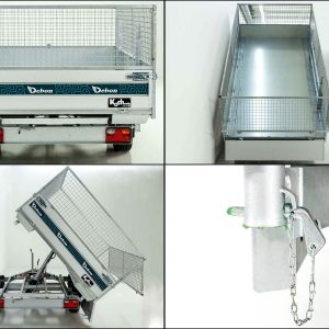 Debon Wywrotka trójstronna 180x360 3,5t | pompa elektryczna | burty siatkowe - obrazek 12