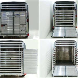 Ifor Williams Przyczepa do bydła TA510 12x7 178x372 cm | Wys. 213 cm | 3,5t | Kombi/Drzwi - obrazek 5