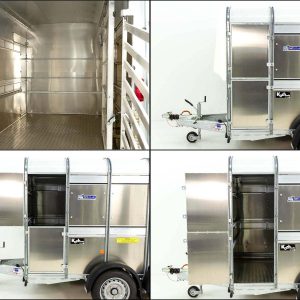 Ifor Williams Przyczepa do bydła TA510 12x7 178x372 cm | Wys. 213 cm | 3,5t | Kombi/Drzwi - obrazek 6