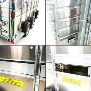 Ifor Williams Przyczepa do bydła TA510 12x7 178x372 cm | Wys. 213 cm | 3,5t | Kombi/Drzwi - obrazek 9