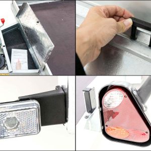 Vezeko Przyczepa opuszczana 172x302 cm 1,5 t - obrazek 9