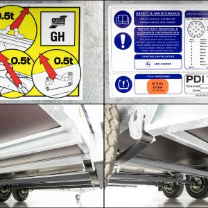 Ifor Williams Przyczepa budowlana GH146 184x419cm 3,5t | Pojedyncze rampy | Tridem - obrazek 4