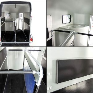 Cheval Liberte Przyczepa do koni GOLD Origins | z siodlarnią | biała - obrazek 6