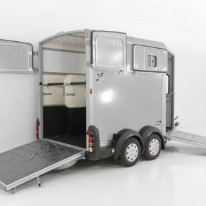Ifor Williams Przyczepa do koni HB511 | Srebrna | Przednie wyjście - obrazek 3