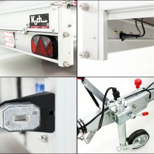 Przyczepa tandem 150x350cm 2600kg | Typ 8.26 - obrazek 12