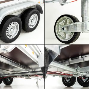 Przyczepa tandem 150x350cm 2600kg | Typ 8.26 - obrazek 13
