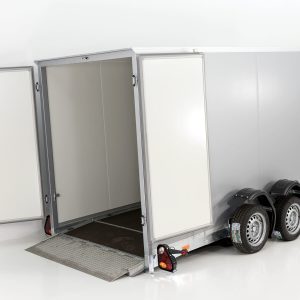 Vezeko Przyczepa kontenerowa opuszczana 157x344cm Wys.: 190cm 2,7t | Srebrna - obrazek 8