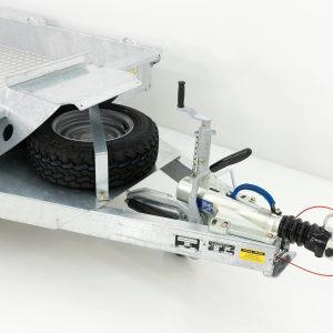 Ifor Williams Przyczepa budowlana GH146 184x419cm 3,5t | Pojedyncze rampy | Aluminiowa podłoga | 3 osie - obrazek 7