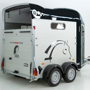 Cheval Liberte Przyczepa do koni GOLD 3 | Premium Pullman 2 | z siodlarnią | czarna - obrazek 14