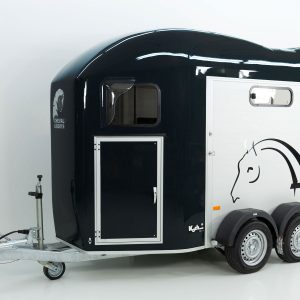 Cheval Liberte Przyczepa do koni GOLD 3 | Premium Pullman 2 | z siodlarnią | czarna - obrazek 15