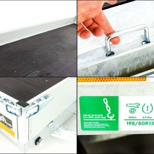 Eduard Przyczepa platformowa 4018 GD | 180x406 cm | 2,7t - obrazek 9