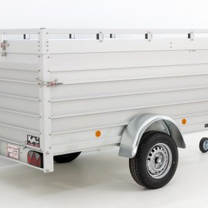 Przyczepa skrzyniowa z pokrywą 125x250cm wysokość 50cm 1300kg | Typ 4.13 - obrazek 6