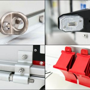 Przyczepa tandem 150x300cm 2600kg | Typ 7.26 | Aluminiowa podłoga - obrazek 10