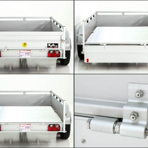 Przyczepa tandem 150x300cm 2600kg | Typ 7.26 | Aluminiowa podłoga - obrazek 8