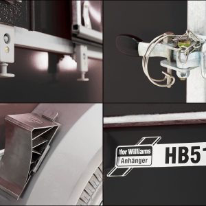 Ifor Williams Przyczepa do koni HB511 | Czarna | Przednie wyjście - obrazek 16