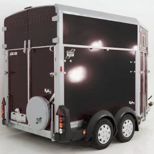 Ifor Williams Przyczepa do koni HB511 | Czarna | Przednie wyjście - obrazek 4