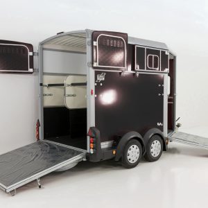 Ifor Williams Przyczepa do koni HB511 | Czarna | Przednie wyjście - obrazek 5