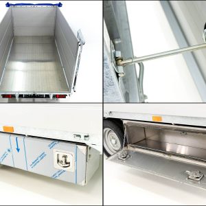 Przyczepa wywrotka tylna wielofunkcyjna Twintrailer TR35-40 3,5t | 192x402x140 cm | TridaX - obrazek 7