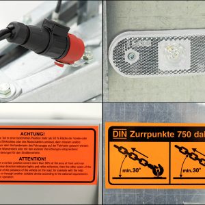 Przyczepa Vezeko D27.3 Hochlader | 182x317 cm | 2,7t - obrazek 9