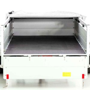 Przyczepa Koch z plandeką 125x250cm 750kg | Typ U4 | Płaska plandeka Profi biała - obrazek 6