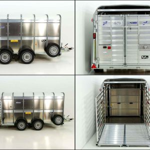 Ifor Williams Przyczepa do bydła TA510 12x6 178x372 cm | Wys. 183 cm | Kombi-drzwi - obrazek 6