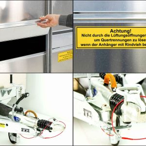 Ifor Williams Przyczepa do bydła TA510 12x6 178x372 cm | Wys. 183 cm | Kombi-drzwi - obrazek 10