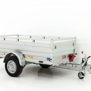 Przyczepa skrzyniowa z pokrywą 105x205cm wysokość 50cm 1000kg | Typ B1000 - obrazek 4