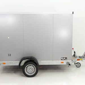 Vezeko Przyczepa kontenerowa opuszczana 157x268cm Wys.: 164cm 1,5t | Srebrna - obrazek 14