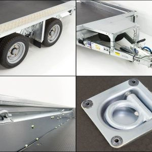 Ifor Williams Przyczepa do maszyn budowlanych GX105 HD 157x303 3,5t | pojedyncze rampy - obrazek 4