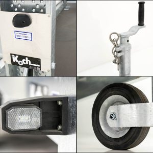 Ifor Williams Przyczepa do maszyn budowlanych GX105 HD 157x303 3,5t | pojedyncze rampy - obrazek 7