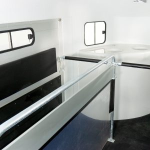 Cheval Liberte Przyczepa do koni GOLD 3 | Premium | Pullman 2 | z siodlarnią | szara - obrazek 3