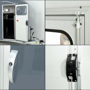 Cheval Liberte Przyczepa do koni GOLD 3 | Premium | Pullman 2 | z siodlarnią | szara - obrazek 7